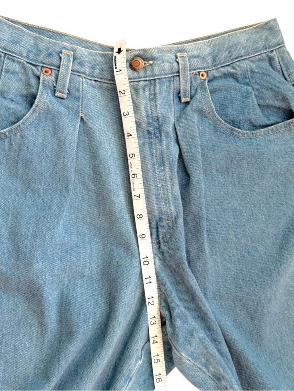 VTG 90s P.S. Gitano High Rise Pleated Mom Jeans | 16S Fits Modern 12 - Picture 12 of 14